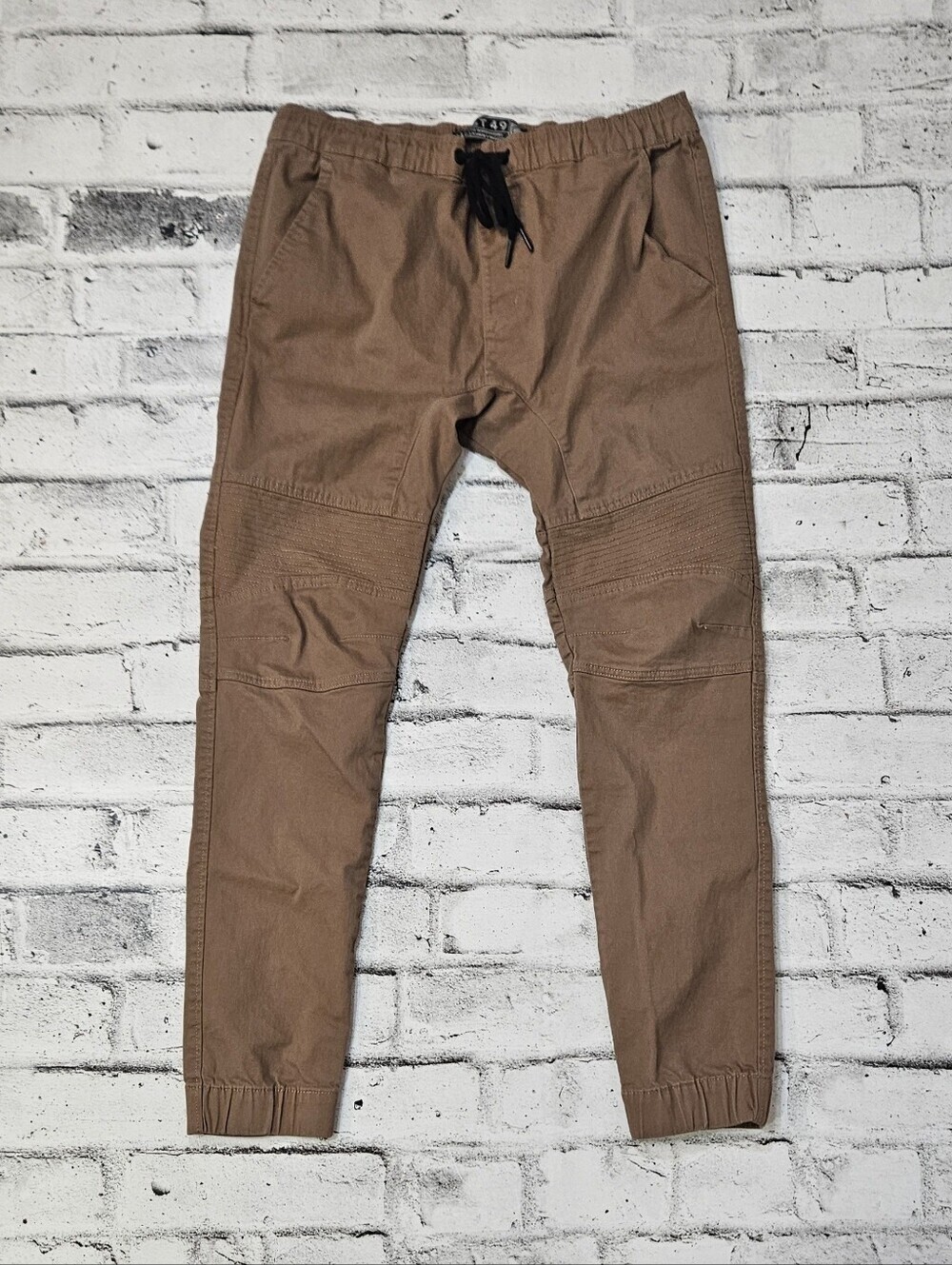 West 49 Tan Moto Jogger Pants Men’s Medium Skate Streetwear